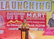 Fenomena Menarik! Launching NTT Mart Ke 20 Di Flotim, Gubernur Melki Laka Lena: Harus Mengacu 3 Kaki UMKM