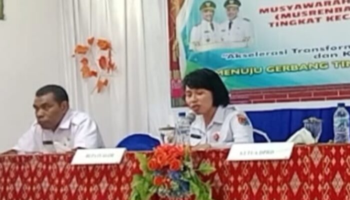 Peningkatan Kualitas Infrastruktur Dan Ekonomi, Kecamatan Alor Tengah Utara Gelar Musrembang