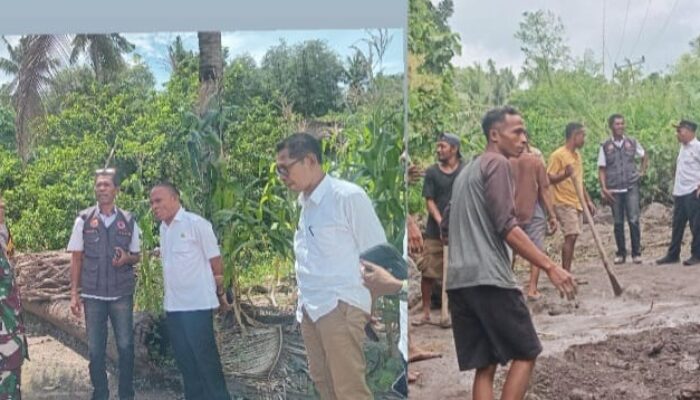 Akses Jalan Putus Sepanjang 2 KM Akibat Terpaan Banjir Lahar Dingin Gunung Api Lewotobi, Wabup Flotim Ignas Uran Tegaskan Penanganan Dini