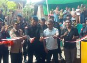 NTT Penuh Kasih, Wadanki 4 Yon A Pelopor Satbrimob Resmikan Jembatan Teratai Di Alor