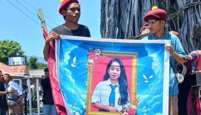 Tuntut Keadilan Bagi Ade Noni, PMKRI Dan 10 Suku Romanduru Gelar Aksi Damai