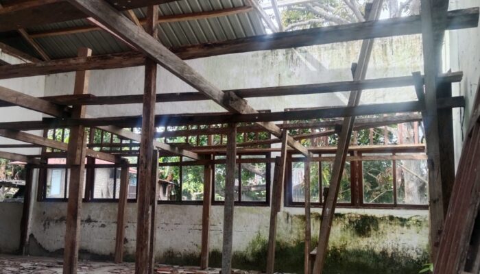 Proyek Rehabilitasi UPTD SD Inpres Pura Sebesar 200 Juta Mangkrak Sejak Desember, Kepala Sekolah Mengaku Tak Kenal Pelaksana