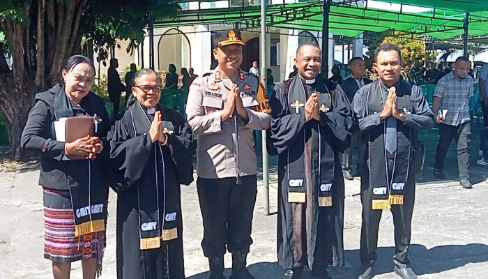 166 Personil Gabungan Diterjunkan, Kapolres Azhari: Moment Paskah Penyejuk Hati