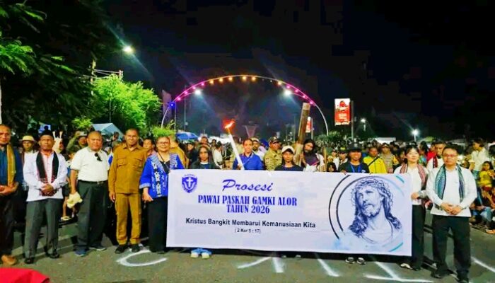 Wakil Gubernur NTT Johni Asadoma Lepas Pawai Paskah GAMKI Alor 2026