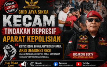 GRIB Jaya Kecam Tindakan Represif Oknum Kepolisian Terhadap Kader GMNI Cabang Sikka