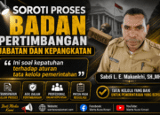 Camat ATU Sabdi Makanlehi Soroti Proses Baperjakat Di Pemerintahan Kabupaten Alor
