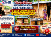 Rumah Bambu Tua Nyaris Roboh, Perempuan Lansia Ini Hanya Menunggu