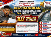 Perjuangkan Infrastruktur Daerah, Fraksi Gerindra DPRD Alor Sukses Perjuangkan IJD Dan Inpres Irigasi Sebesar 107 Miliar Dari Pemerintah Pusat