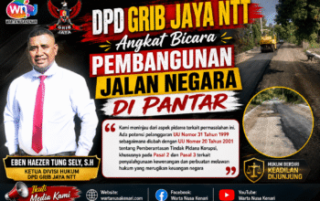 Ketua Divisi Hukum DPD GRIB Jaya NTT Angkat Bicara Pembangunan Jalan Negara Di Pantar