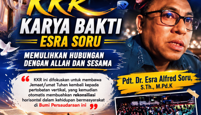 KKR Karya Bakti Esra Soru Bawa Pesan “Damai Di Bumi” Di Kalabahi: Serukan Rekonsiliasi Vertikal Dan Horisontal Pasca Konflik Sosial