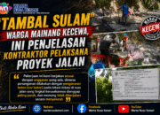 Warga Mainang Kecewa Proyek Jalan DAU Hanya “Tambal Sulam”, Kontraktor Beri Penjelasan