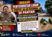 PT Tiga Dara Diduga Serobot Lahan Proyek Ruas Jalan Nasional Di Pantar, Warga Siap Tempuh Jalur Hukum