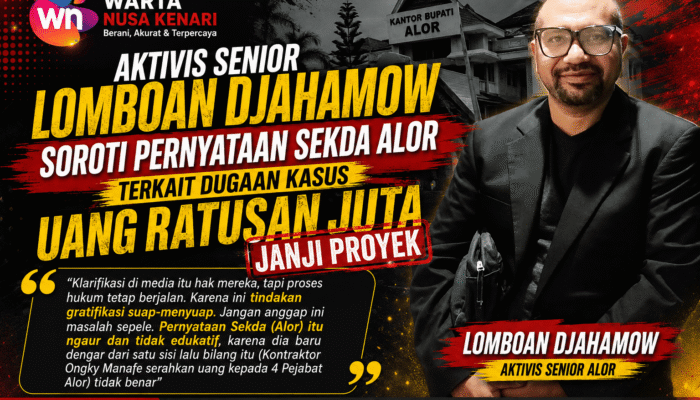 Makin Memanas! Klarifikasi Sekda Alor, Lomboan: Kalau Kontraktor Ongky Bawa Bukti Semua Bagaimana?