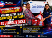 Wartawan Bukan Sekadar Mitra Publikasi, Yayasan Astra Salurkan Bantuan Untuk 30 Jurnalis Sikka