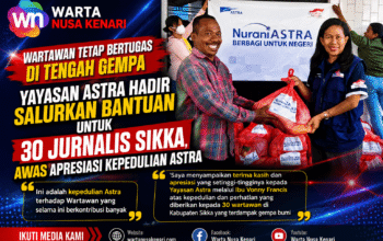 Wartawan Bukan Sekadar Mitra Publikasi, Yayasan Astra Salurkan Bantuan Untuk 30 Jurnalis Sikka