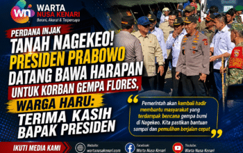 Presiden Prabowo Akhirnya Datang Ke Nagekeo Pasca Gempa Flores, Janji Percepatan Pemulihan