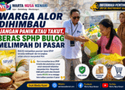 Perum BULOG Pastikan Beras SPHP Melimpah Di Pasar Alor