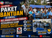 Kawan Gibran Sikka Salurkan Paket Sembako Untuk Warga Terdampak Gempa Di Desa Iligai
