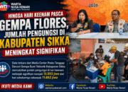 Update Data Kebencanaan Gempa Flores Di Kabupaten Sikka, Jumlah Pengungsi Meningkat Signifikan