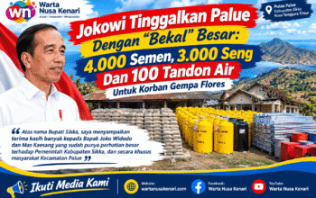 Bawa “Amunisi” Baru Dalam Kunjungan Ke Sikka! Jokowi Serahkan Ribuan Bantuan Untuk Warga Palue Korban Gempa Flores
