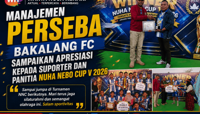 Meski Juara 2 NNC V 2026, PERSEBA Bakalang FC Tetap Bangga! Bung Franz: Dukungan Kalian Energi Terbesar Kami
