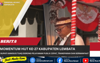 HUT ke-27 Kabupaten Lembata: Semangat Taan Tou untuk SDM Unggul dan Ekonomi Berdaya
